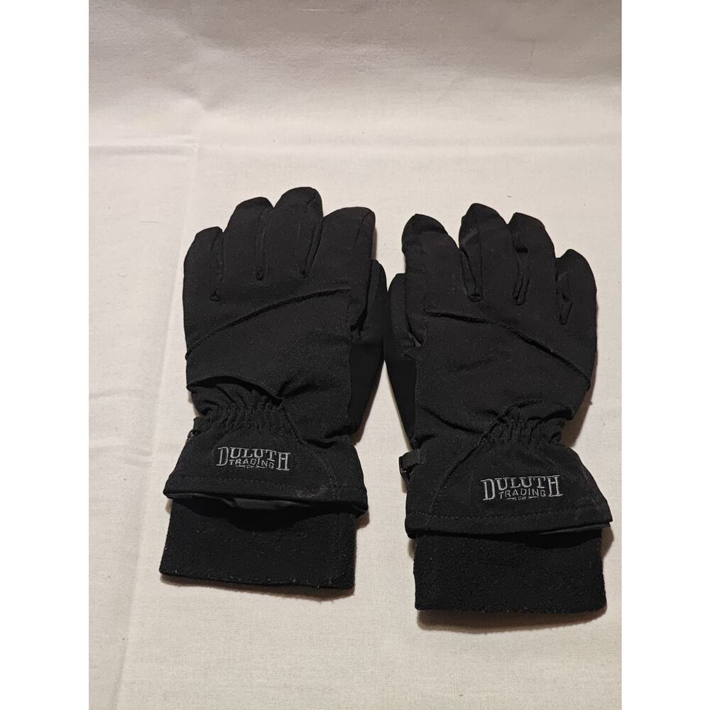 Duluth Trading Co. Men's Insulated Black Fleece Gloves Size L